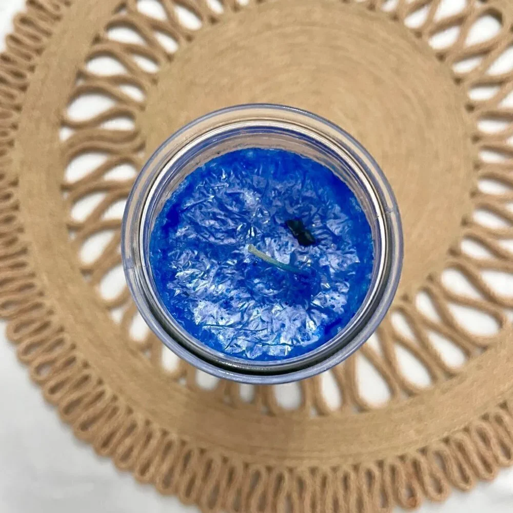 NWOT Schitt’s Creek Johnny Blue Prayer Candle